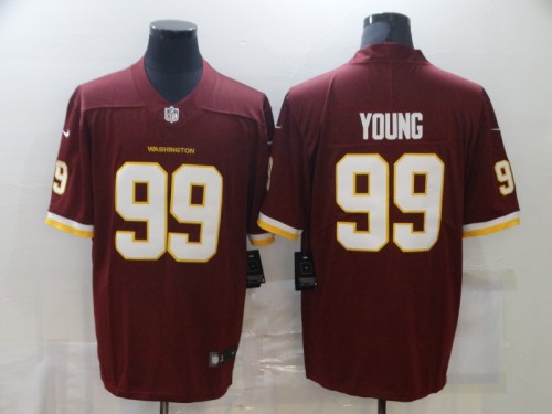 Washington Redskins 99 Chase Young Football Jersey Legend Red