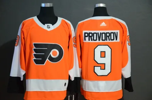 Adidas Classic Philadelphia Flyers 9 Ivan ProvorovIce Hockey Jersey Orange