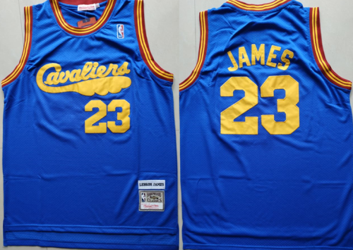 Adidas Circular collar Los Angeles Lakers 23 LeBron James Basketball Jersey Blue