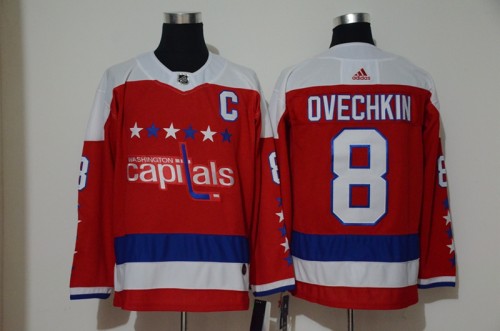 Adidas Classic Washington Capitals 8 Alex Ovechkin Ice Hockey Jersey Red