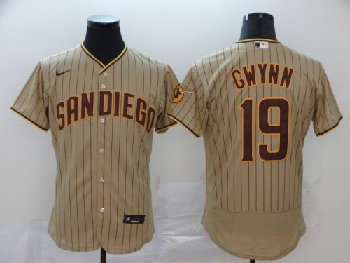 Nike San Diego Padres 19 Tony Gwynn Flexbase Baseball Jersey Gray