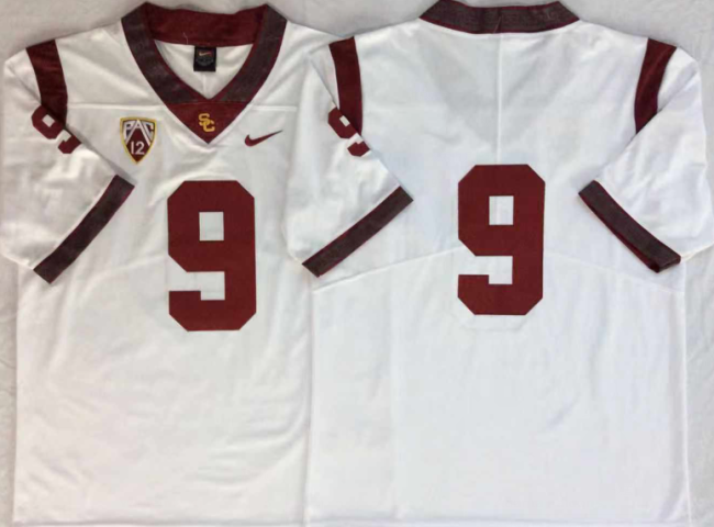 USC Trojans 9 JuJu Smith-Schuster College Football Jersey White