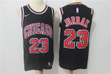 Nike Chicago Bulls 23 Michael Jordan Basketball Jersey Black Player Edition