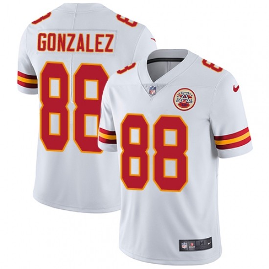 Kansas City Chiefs 88 Tony Gonzalez Football Jersey Legend White