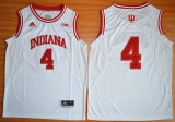 Indiana Hoosiers 4 Victor Oladipo 10 Patch NCAA Basketball Jersey White