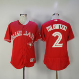 Toronto Blue Jays 2 Troy Tulowitzki Flexbase Baseball Jersey Red