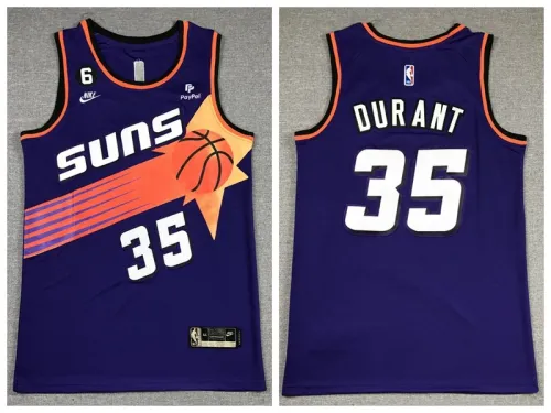 Nike Feinikesi suns 35 Kevin Durant Basketball Jersey Purple