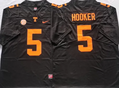 Tennessee Volunteers 5 Hendon Hooker Coolege Football Jersey Black