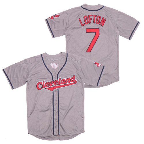 Cleveland indians 7 Kenny Lofton Baseball Jersey Gary Retro