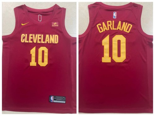 Nike Cleveland Cavaliers 10 Darius Garland Basketball Jersey Red