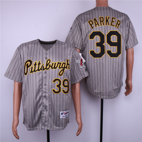 Pittsburgh Pirates 39 Dave Parker Baseball Jersey Gray Retro