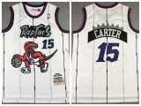 Toronto Raptors 15 Vince Carter Basketball Jersey White Retro