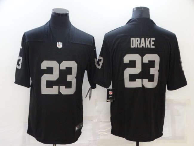 Oakland Raiders 23 Kenyan Drake Football Jersey Legend Black