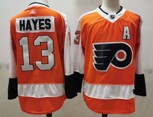 Adidas Philadelphia Flyers 13 Kevin Hayes Ice Hockey Jersey Orange