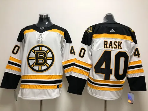 Adidas Classic Boston Bruins 40 Tuukka Rask Ice Hockey Jersey White