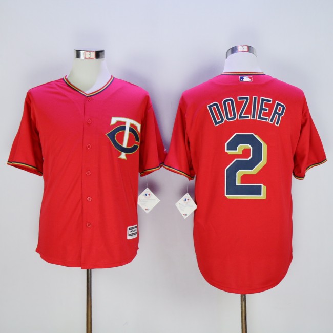 Minnesota Twins 2 Brian Dozier Baseball Jersey Red Fan version