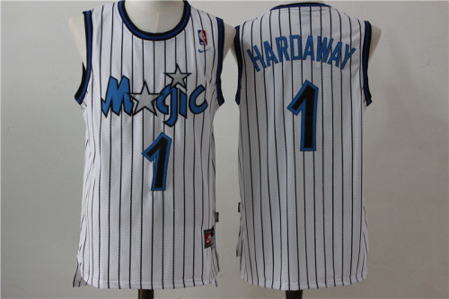 Orlando Magic 1 Penny Hardaway Basketball Jersey White retro Edition