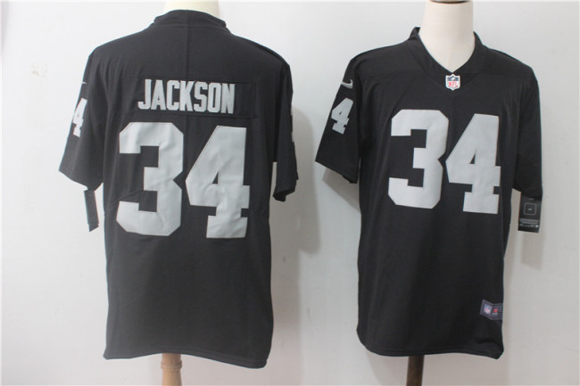 Oakland Raiders 34 Bo Jackson  Football Jersey Legend Black