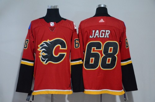 Adidas Classic Calgary Flames 68 Jaromir Jagr Ice Hockey Jersey Red