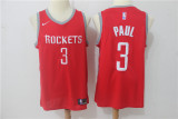 Nike Houston Rockets 3 Chris Paul Basketball Jersey Red Fan Edition