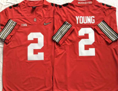 Ohio State 2 Chase Young College Football Jersey Limited Red