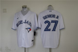 Nike Toronto Blue Jays 27 Vladimir Guerrero Jr. Baseball Jersey White Fan