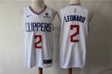 Nike L.A. Clippers 2 Kawhi Leonard Basketball Jersey White Fans