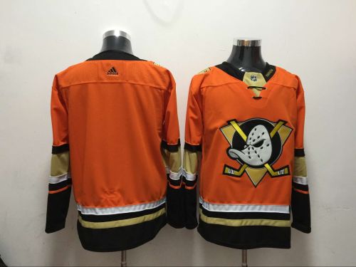 Adidas Classic Anaheim Ducks Blank Ice Hockey Jersey Orange