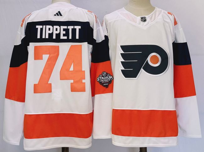 Adidas Philadelphia Flyers 74 Owen Tippett Ice Hockey Jersey White