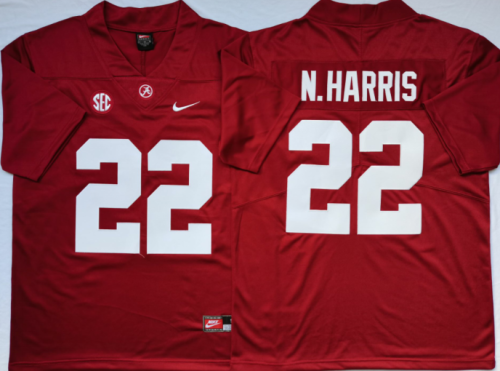 Alabama Crimson Tide 22 Najee Harris Limited College Football Jersey Red