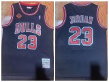 Nike Chicago Bulls 23 Michael Jordan Basketball Jersey Black signature retro
