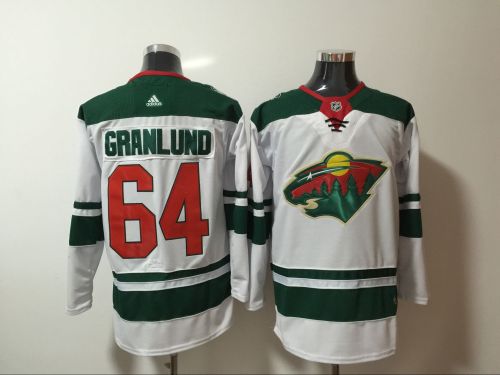 Adidas Classic Minnesota Wild 64 Mikael Granlund Ice Hockey Jersey White