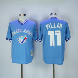 Toronto Blue Jays 11 Kevin Pillar Baseball Jersey Blue Retro