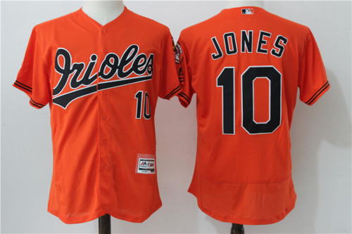 Baltimore Orioles 10 Adam Jones Flexbase Baseball Jersey Orange