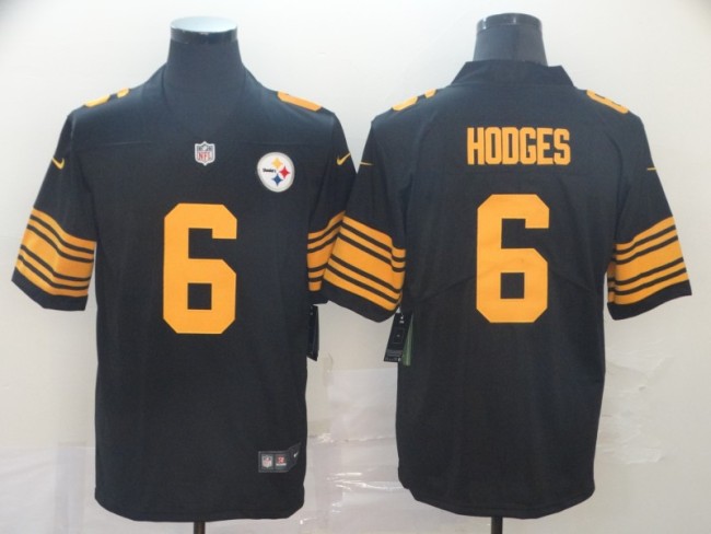 Pittsburgh Steelers 6 Devlin Hodges Football Jersey Legend Black