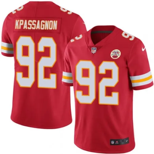Kansas City Chiefs 92 Tanoh Kpassagnon Football Jersey Legend Red