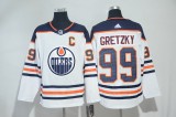 Adidas Classic Edmonton Oilers 99 Wayne Gretzky Ice Hockey Jersey White