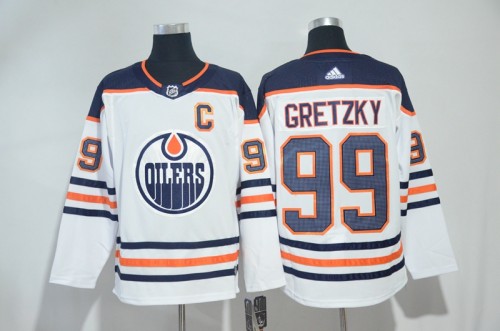 Adidas Classic Edmonton Oilers 99 Wayne Gretzky Ice Hockey Jersey White