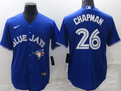 Nike Toronto Blue Jays 26 Matt Chapman Baseball Jersey Blue