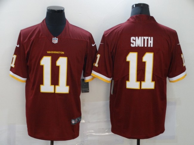 Washington Redskins 11 Alex Smith Football Jersey Legend Red