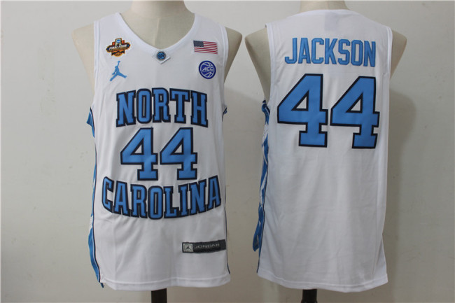 North Carolina 44 Chad Jackson Ncaa Basketball Jersey White