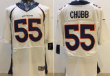 Denver Broncos 55 Bradley Chubb Elite Football Jersey White