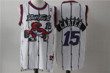 Toronto Raptors 15 Vince Carter Basketball Jersey White dragon back to ancient