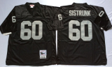 Oakland Raiders 60 otis sistrunk Football Jersey Black Retro