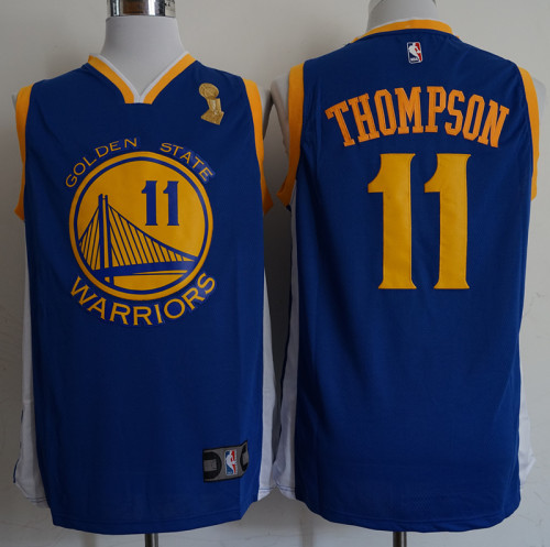 Golden State Warrior 11 klay Thompson Basketball Jersey Blue