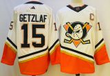 Adidas Anaheim Ducks 15 Ryan Getzlaf Ice Hockey Jersey White