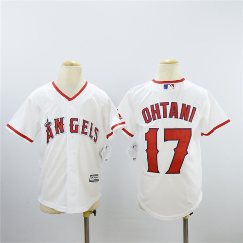 Youth Los Angeles Angeles 17 Shohei Ohtani Baseball Jersey White