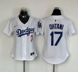 Women Nike Los Angeles Dodgers 17 Shohei Ohtani Baseball Jersey White