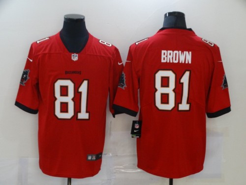 Tampa Bay Buccaneers 81 Antonio Brown Football Jersey Legend Red