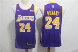 Nike Los Angeles Lakers 24 Kobe Bryant Basketball Jersey Purple Fans